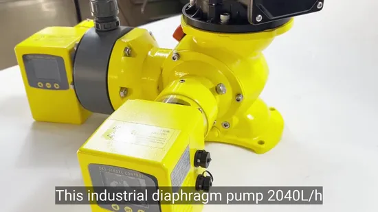 Bomba de diafragma eléctrica Bomba dosificadora de la industria química