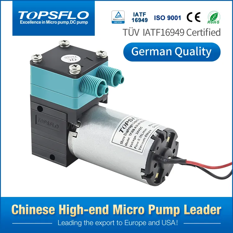 Bomba sin escobillas de CC de tinta de diafragma micro eléctrica 6V 12V 24V de alta eficiencia